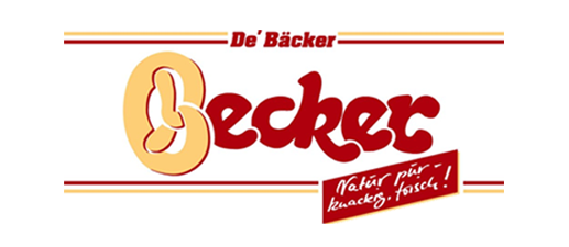 Logo De' Bäcker Becker, 517x225px