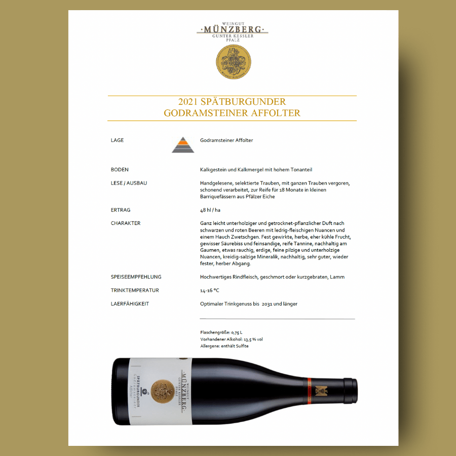 Weinempfehlung, Weingut Münzberger