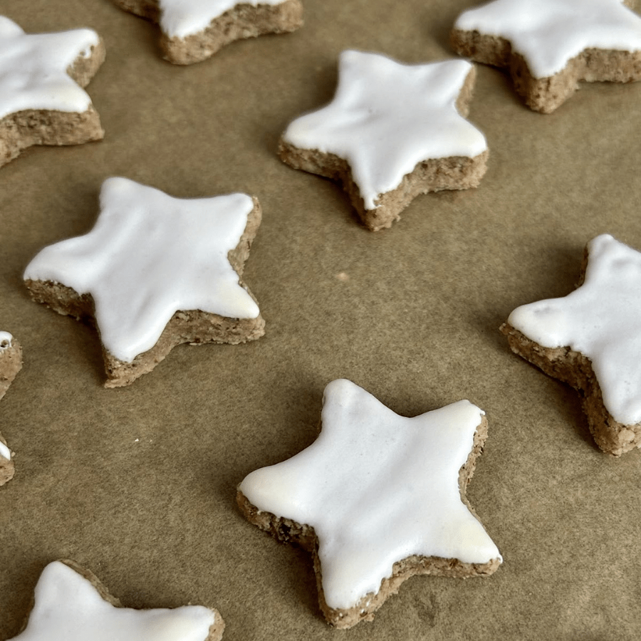 Zimtsterne auf Backblech, Rezeptvorschlag